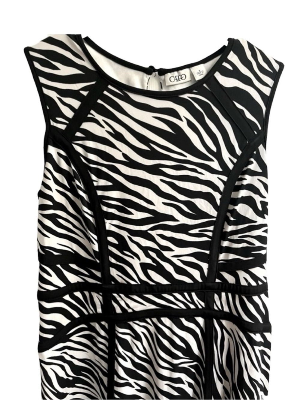 Cato Zebra Print Casual Mini Dress - Picture 2 of 5